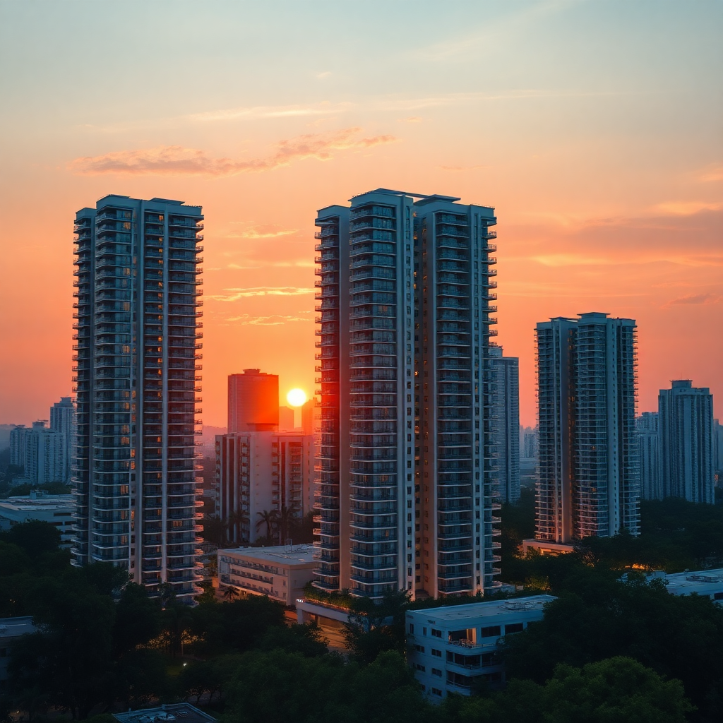 New launch residential towers